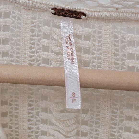 Free‎ People Fine And Mellow Blouse Long Dress Boho Upcycle DIY Victorian Ghost - Picture 14 of 16